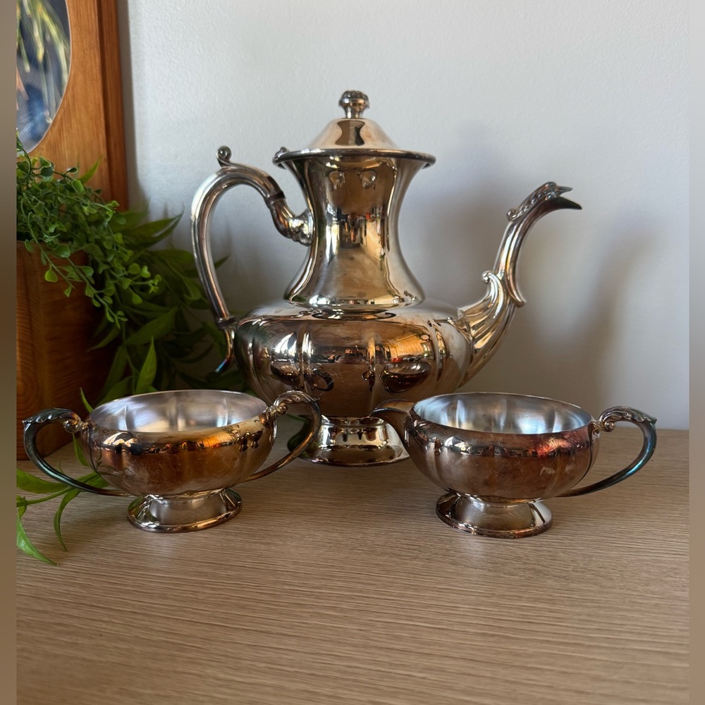 Marlboro Silver Plate with Brass Accents